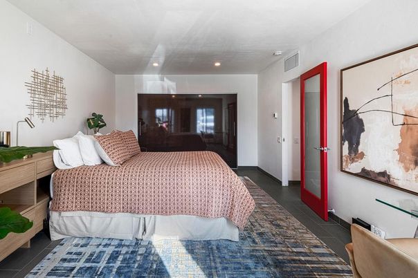 Bedroom, Interior, Recessed Lighting