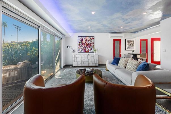 Interior, Living room, Recessed Lighting