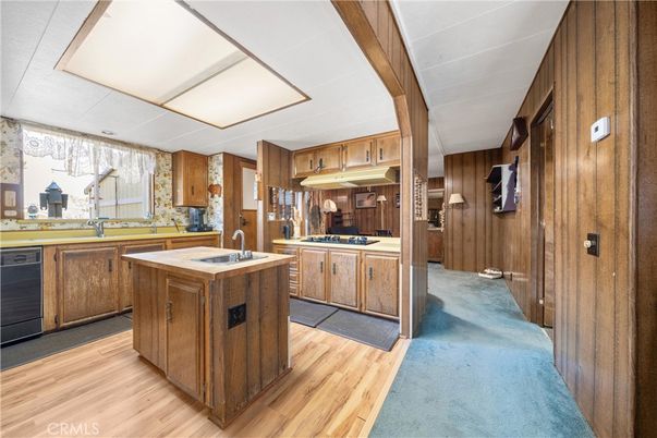 Interior, Kitchen, Wood Texture Flooring