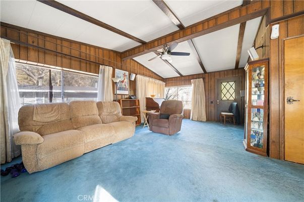 Interior, Living room, Wooden Beams, Wooden Walls