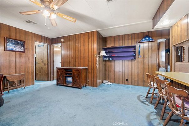 Dining room, Interior, Wooden Walls