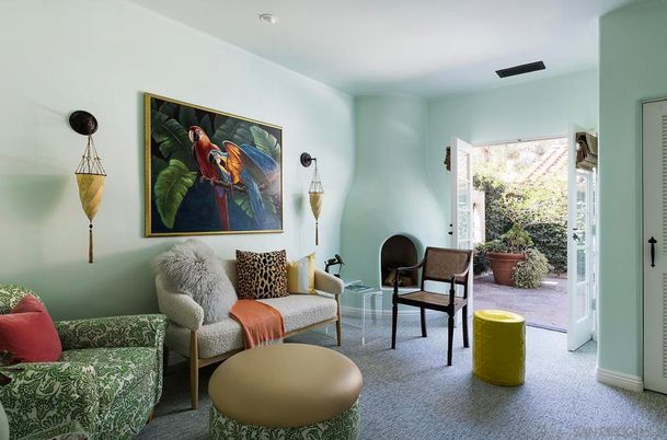 Interior, Living room, Recessed Lighting
