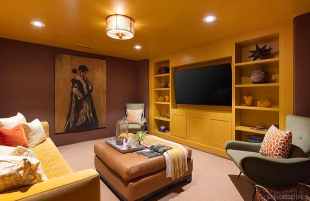 Interior, Living room, Recessed Lighting
