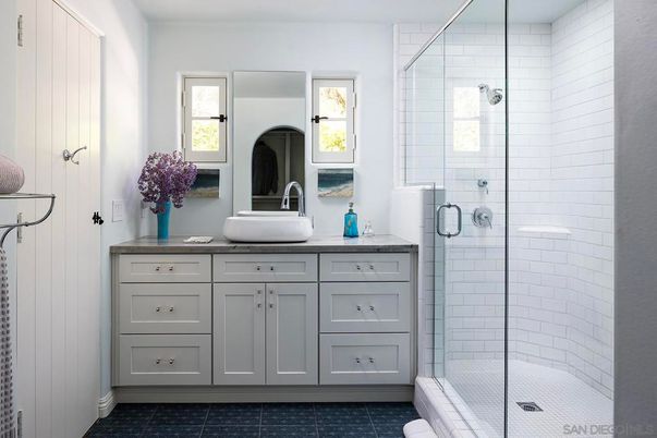 Bathroom, Glass Shower, Interior