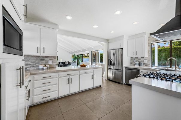 Interior, Kitchen, Recessed Lighting, Stainless Steel Appliances