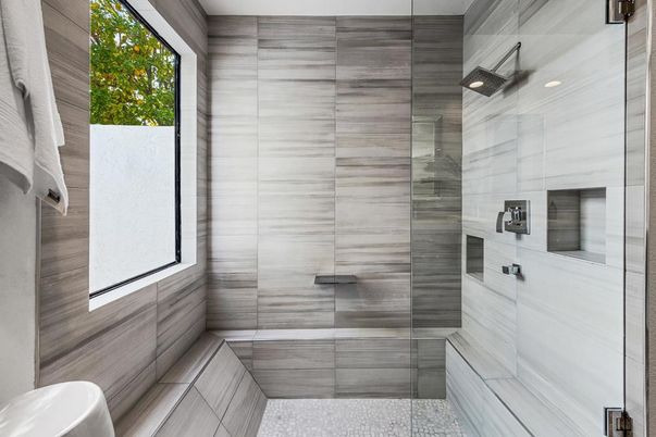 Bathroom, Glass Shower, Interior