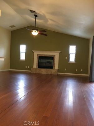 Empty room, Fireplace, Interior, Wood Texture Flooring