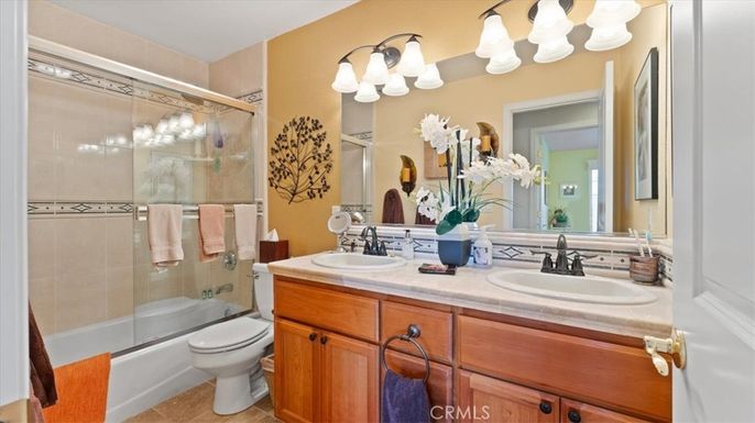 Bathroom, Dual Sink Vanities, Glass Shower, Interior