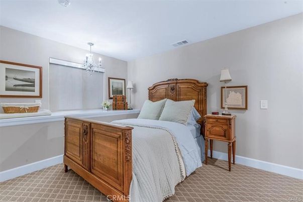 Bedroom, Chandelier, Interior