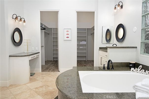 Bathroom, Dual Sink Vanities, Interior, Walk-in Closets