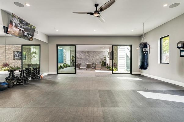 Fitness Equipment, Interior, Recessed Lighting