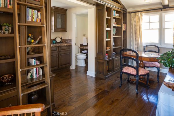 Bathroom, Home Office, Interior, Wood Texture Flooring