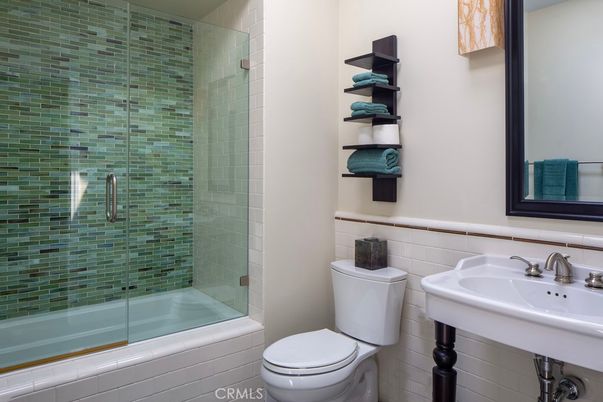 Bathroom, Glass Shower, Interior