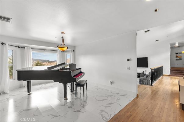 Interior, Marble, Pendant Lights, Piano