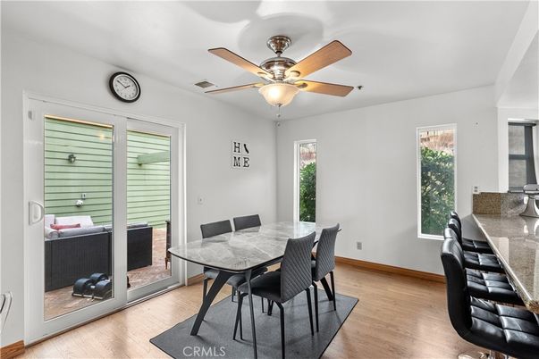 Dining room, Interior, Wood Texture Flooring