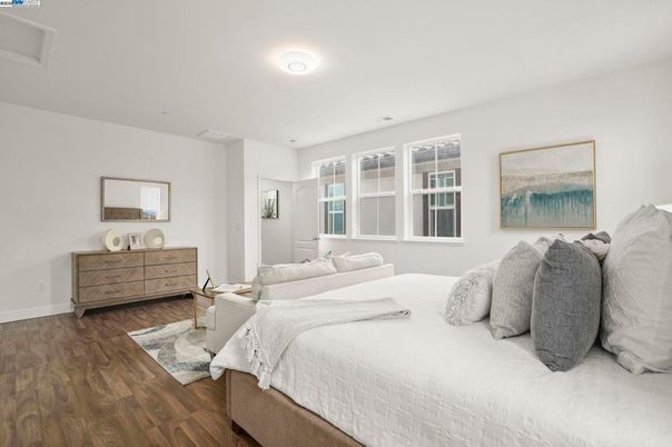Bedroom, Interior, Wood Texture Flooring