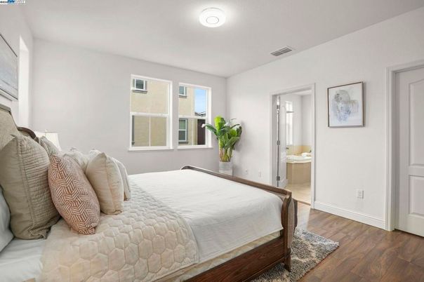 Bedroom, Interior, Wood Texture Flooring