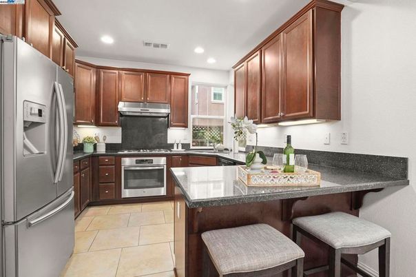 Interior, Kitchen, Recessed Lighting, Stainless Steel Appliances