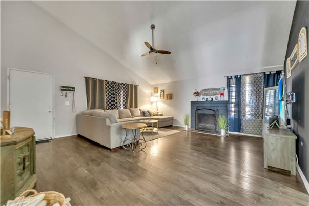 Fireplace, Interior, Living room, Wood Texture Flooring