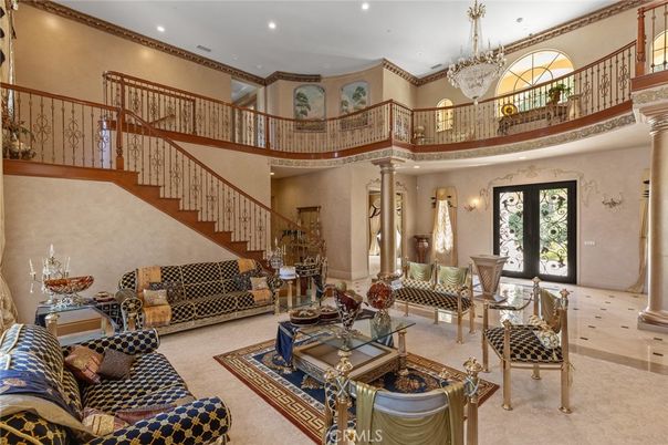 Chandelier, Interior, Living room, Recessed Lighting