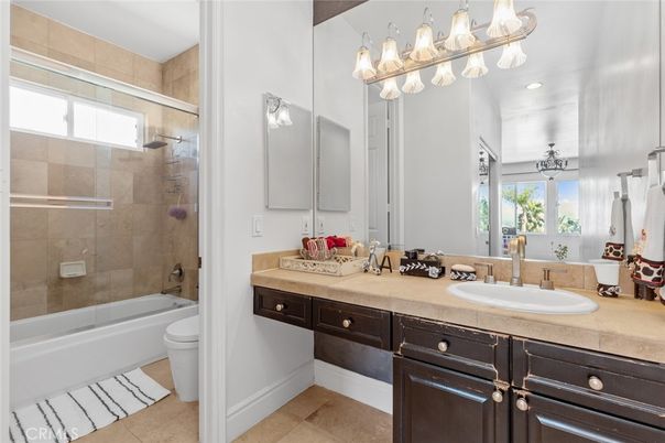 Bathroom, Glass Shower, Interior, Recessed Lighting, Tile Countertops