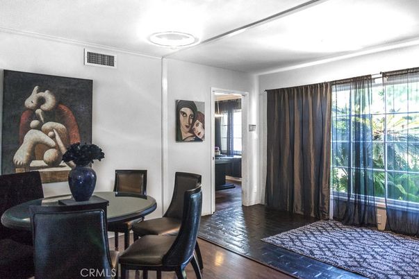 Dining room, Interior, Wood Texture Flooring