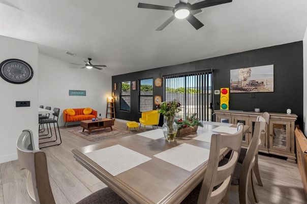 Dining room, Interior, Living room, Wood Texture Flooring