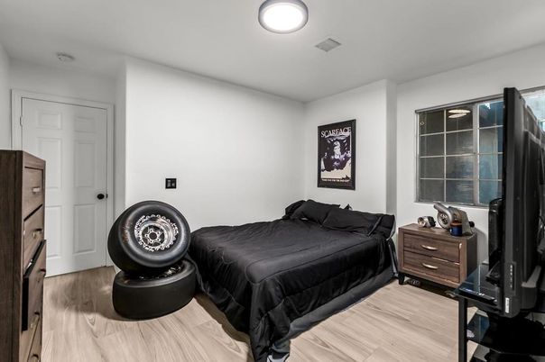 Bedroom, Interior, Wood Texture Flooring