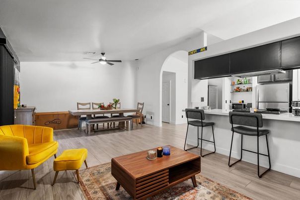 Dining room, Interior, Kitchen, Wood Texture Flooring