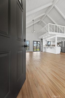 Interior, Kitchen, Pendant Lights, Wood Texture Flooring