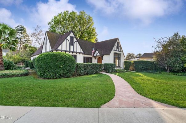 Backyard, Exterior, Facade, Tudor Revival