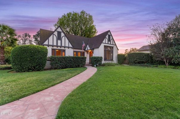 Backyard, Exterior, Facade, Tudor Revival