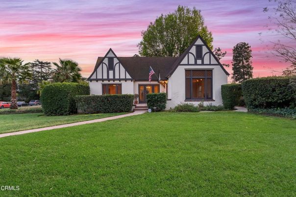 Backyard, Exterior, Facade, Tudor Revival