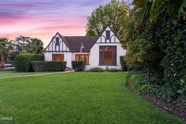Backyard, Exterior, Facade, Tudor Revival