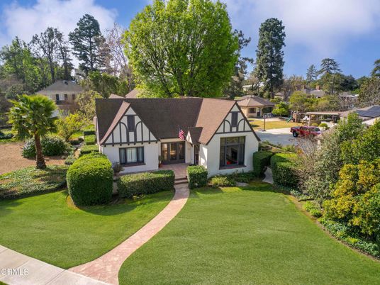 Backyard, Exterior, Facade, Tudor Revival