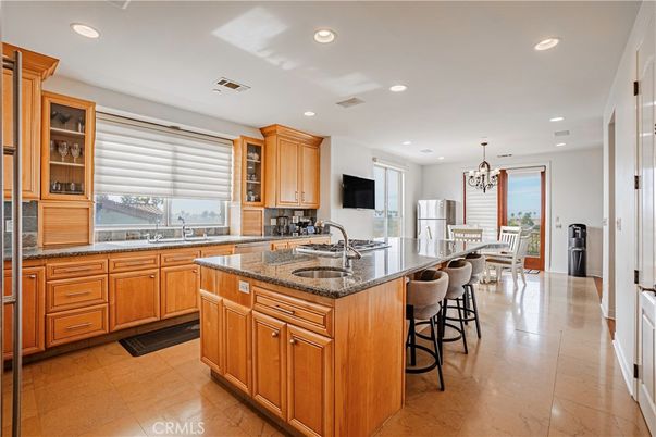Chandelier, Dining room, Interior, Kitchen, Recessed Lighting