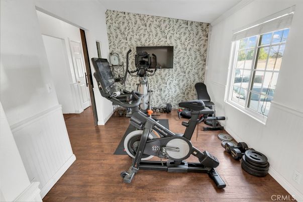 Fitness Equipment, Interior, Wood Texture Flooring