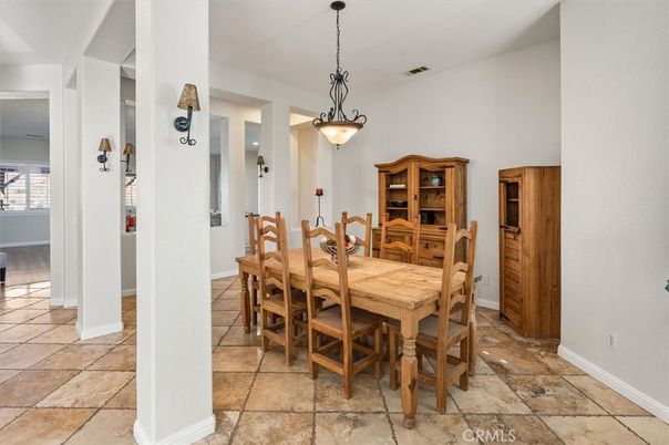 Dining room, Interior, Pendant Lights
