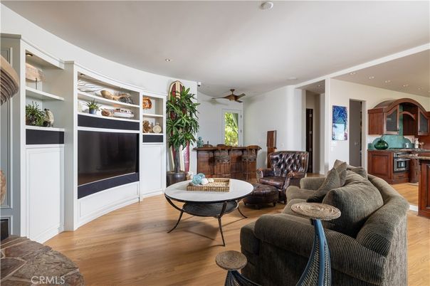 Interior, Kitchen, Living room, Recessed Lighting, Wood Texture Flooring