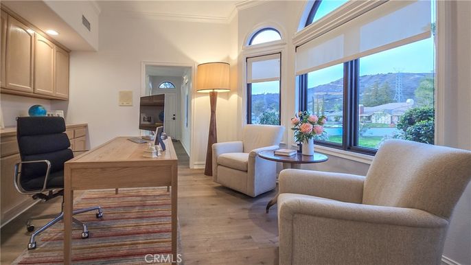 Home Office, Interior, Wood Texture Flooring