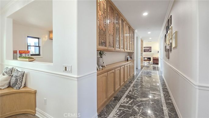 Interior, Marble, Recessed Lighting