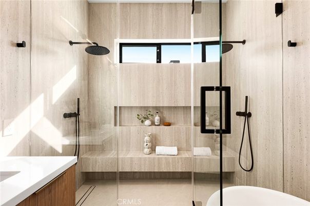 Bathroom, Glass Shower, Interior