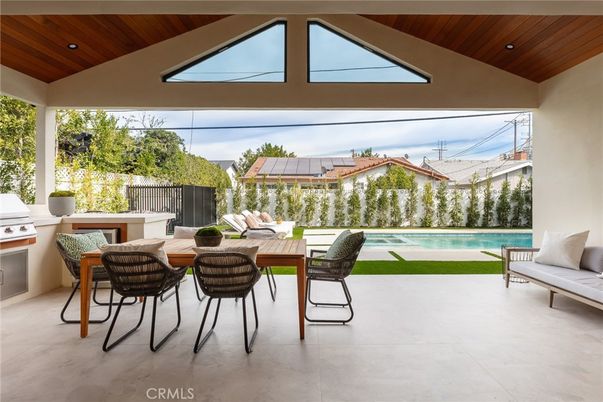 Exterior, Pool, Solar Panels