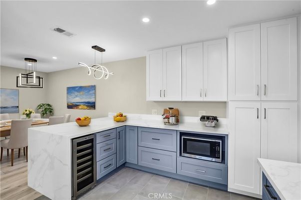 Dining room, Interior, Kitchen, Pendant Lights, Recessed Lighting