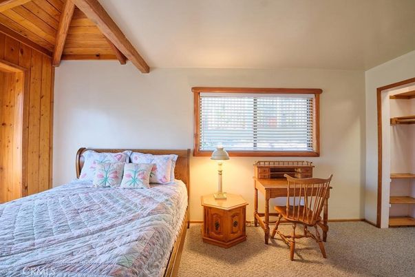 Bedroom, Home Office, Interior, Wooden Beams, Wooden Ceilings