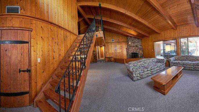 Fireplace, Interior, Living room, Stone Walls, Wooden Beams, Wooden Ceilings, Wooden Walls