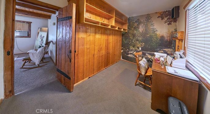 Home Office, Interior, Wooden Walls