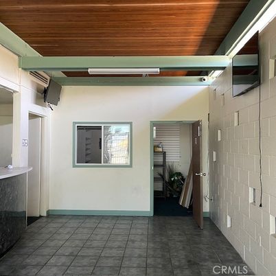 Interior, Stone Walls, Wooden Ceilings