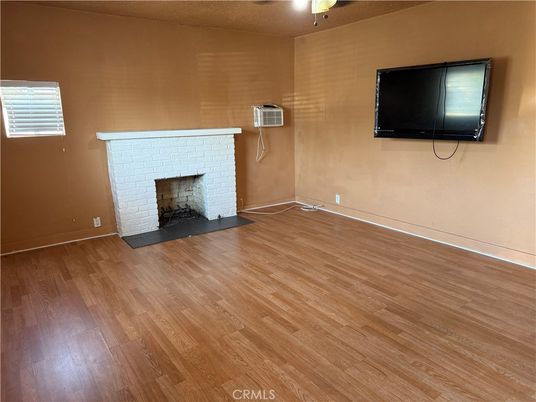 Empty room, Fireplace, Interior, Wood Texture Flooring