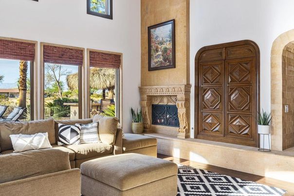 Fireplace, Interior, Living room, Wood Texture Flooring